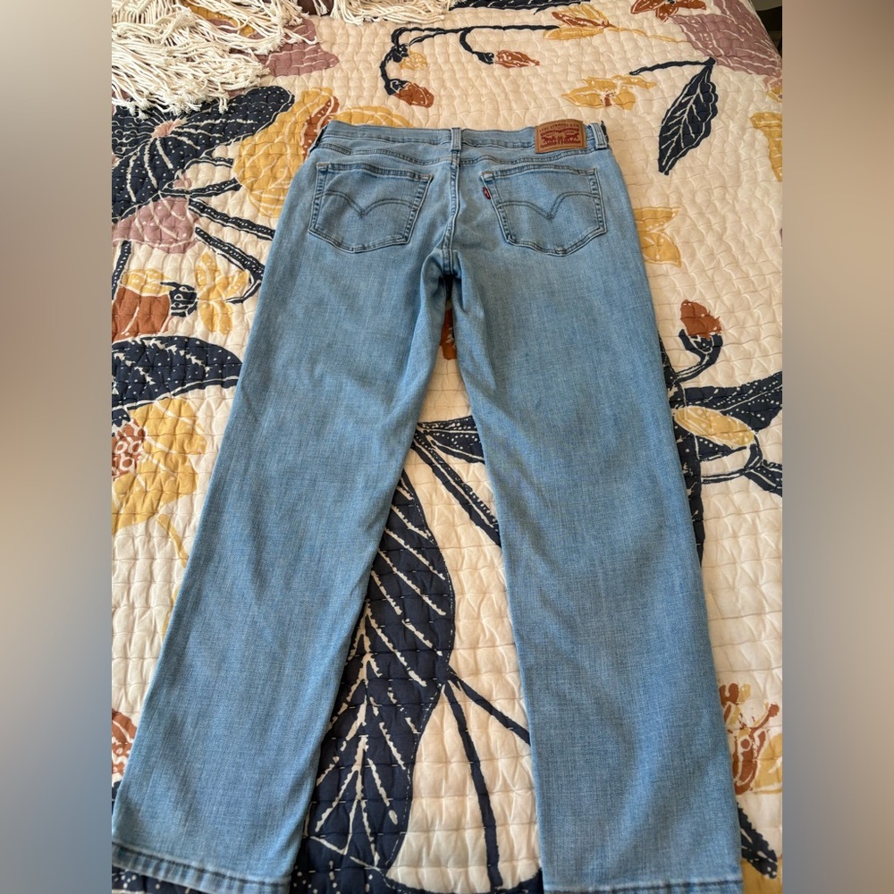 Levi’s Light Blue Denim “Boyfriend” Jeans - Picture 2 of 4